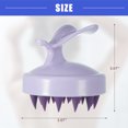 thumbnail image 4 of Vocoste Scalp Massager Hair Care Scalp Scrubber Women's Scalp Brush Shower Hair Massager for Deep Clean Purple, 4 of 7
