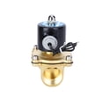 thumbnail image 4 of 1 Inch Brass Electric Solenoid Valve, 12V DC 2 Way 2 Position Normally Closed Magnetic Water Air Valve with Diaphragm Seal Structure for Air Water Oil, 4 of 7