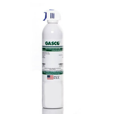 - Gasco 10L-99-50 Precision Calibration Gas 50 ppm Hydrogen Sulfide, balance Air 10 Liter