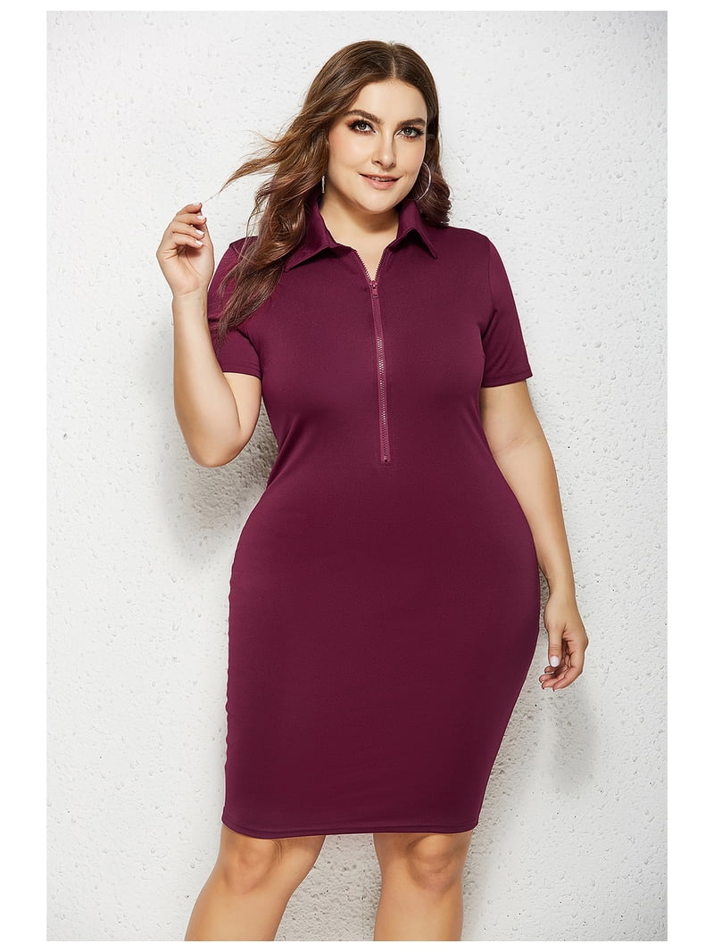 knitted bodycon maxi dress Solid Color V Neck Knitted Bodycon Maxi Dress – AROLORA main image 0