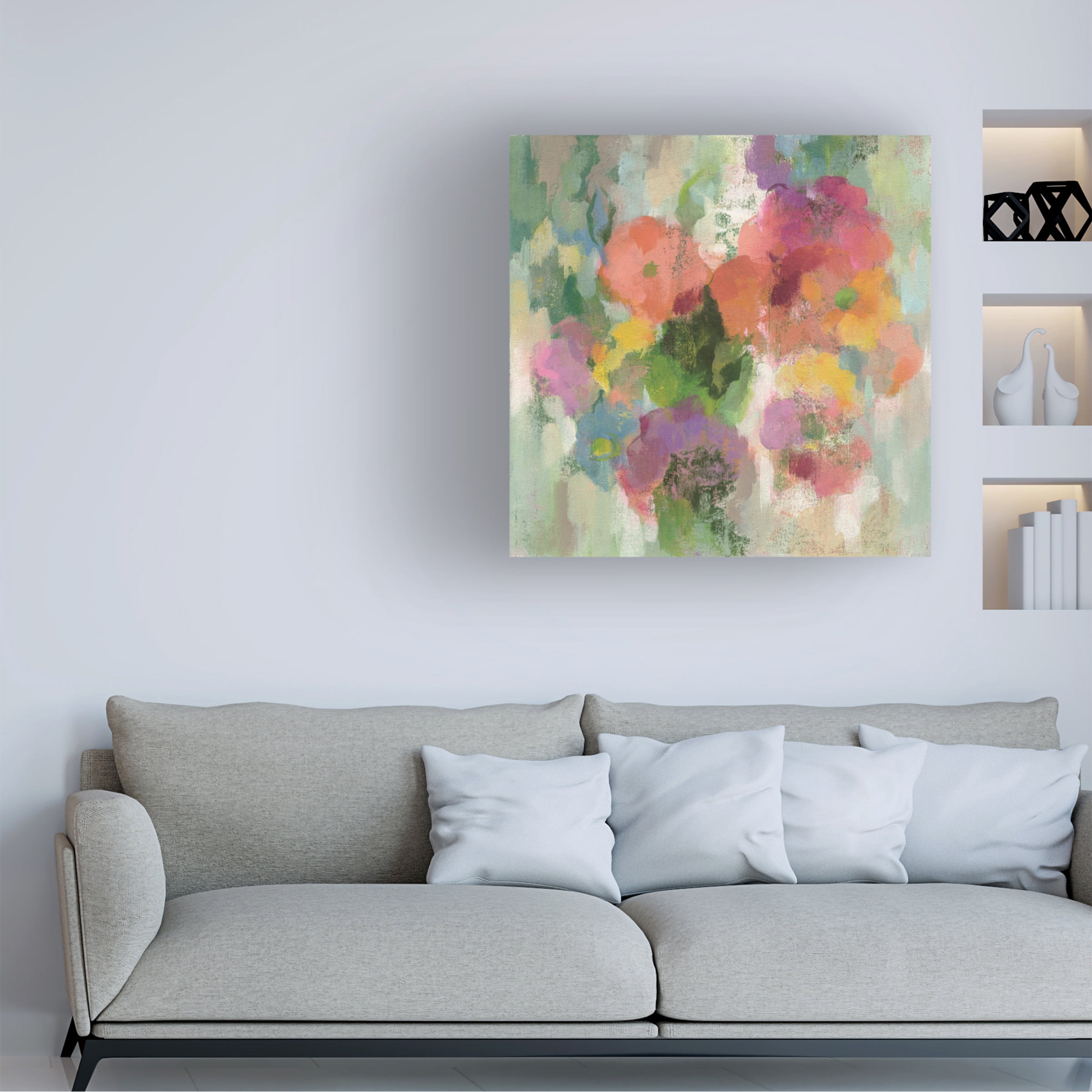 Trademark Fine Art 'Colorful Garden II' Canvas Art by Silvia Vassileva