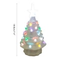 thumbnail image 1 of Decoraciones de Mesa de Navidad ANGGREK Adorno de Luz Decorativa Cerámica Iluminado 18.8cm, 1 of 4