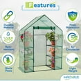 thumbnail image 5 of Machrus Ogrow Deluxe WALK-IN 3 Tier 6 Shelf Portable Greenhouse, 5 of 8