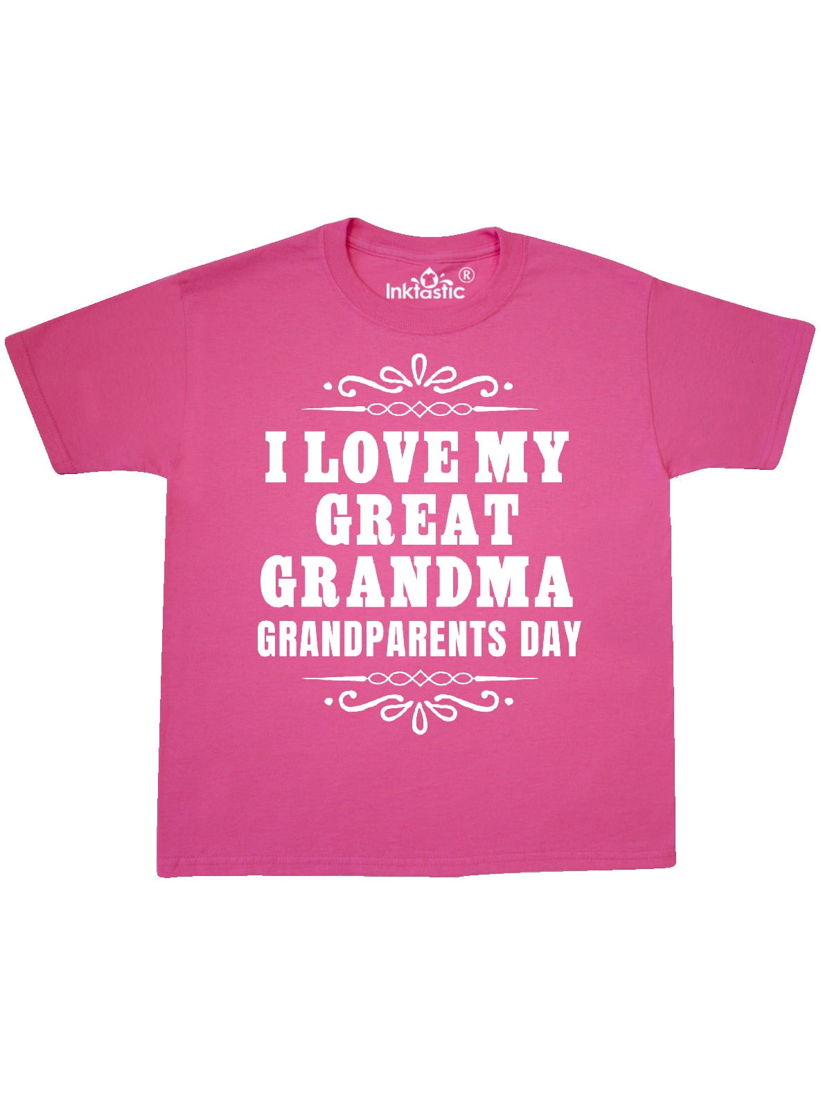 Grandparents Day I Love My Great Grandma Youth TShirt