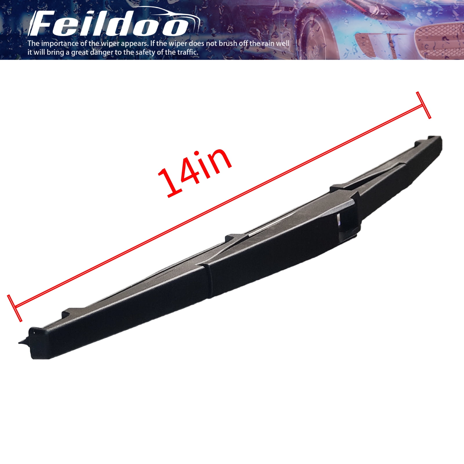 Feildoo Front & Rear Windshiled Wiper Blades Fit For Chrysler Pacifica 2017-2023, Pack of 3, Y22B7E7S