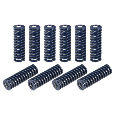 

Uxcell Die Spring 10 Pack 12mm OD 40mm Long Spiral Stamping Light Load Compression Die Springs Blue