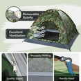 thumbnail image 3 of UBesGoo 3-4 Person Outdoor Camping Waterproof Tent Fast Family Dome, Camouflage, 3 of 8