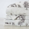 thumbnail image 2 of Great Bay Home Printed Velvet Plush 4-Piece Sheet Set (Full, North Pole Polar Bears), 2 of 6