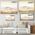 thumbnail image 4 of Designart "Whispering Serenity Of A Mountain Morning IV" Landscape Mountains Floater Framed Canvas Wall Art, 4 of 5