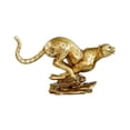 thumbnail image 2 of GROWTH TANK Leopard Statue Animal Sculpture Resin Landscape Crafts Table Centerpiece Cheetah A, 2 of 9