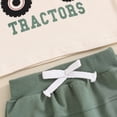 thumbnail image 6 of Toddler Baby Boy Farm Outfits Summer Tractors Print Short Sleeve T Shirt Top and Shorts Set Infant Country Clothes, 6 of 7