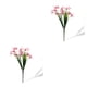 thumbnail image 1 of Toystoory Ramo de flores artificiales ramo de flores falsas decoración del hogar accesorio de decoración Rosado 2piezas, 1 of 6