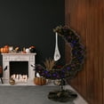 thumbnail image 3 of National Tree Company 6 ft. Pre-Lit Halloween Black Moon Shape Tree, 3 of 4