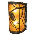 thumbnail image 7 of Meyda Tiffany 261021 2 Light 14" Tall Wall Sconce - Bronze, 7 of 7