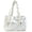 White, variant on Nylon Bow Tote Bag Multiple Pockets Hobo Bags Women Crossbody Purse Soft Shoulder Purses Casual Work College Handbags