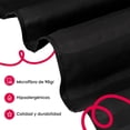 thumbnail image 4 of Juego De Sábanas Individual Microfibra Ultra Suave Premium Negro, 4 of 5