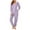 Purple-Jumpsuit, variant on Jsaierl Women's Fleece Onesie Pajamas Cozy Warmth Hooded Zipper Jumpsuit Fuzzy One Piece Sleepwear Playsuit Christmas Gifts Pajama