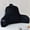 Black, variant on Fluffy Reading Pillow for Sitting in Bed, Large Backrest Bed Pillow with Arms, Back Support Pillow for Lounging Bedrest, Beige