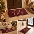 thumbnail image 6 of Merry Christmas Door Mat for Front Door Entryway, 47.24x23.62inch, Red Welcome Decorative Doormat Floor Rug for Indoor Outdoor, 6 of 6