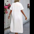 thumbnail image 4 of Bohemio Floral de Corta para Mujer, Talla Grande, con Abertura Frontal, Conjunto de 2 Piezas para Verano XL, 4 of 6