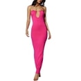 thumbnail image 3 of Coduop Women Spaghetti Strap Maxi Dress Sleeveless Bodycon Long Cocktail Dress, 3 of 6