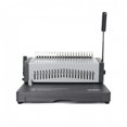 thumbnail image 1 of predolo Manual Comb Punch Machine A4 Paper Binding Punch Machine Metal, 21-hole Comb and, 1 of 10