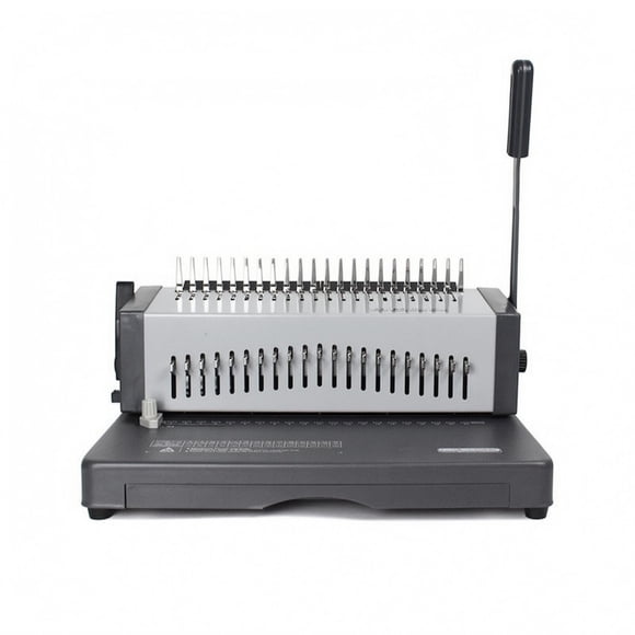 predolo Manual Comb Punch Machine A4 Paper Binding Punch Machine Metal, 21-hole Comb and