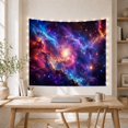 thumbnail image 5 of Galaxy Nebula in Deep Space, Cosmic Energy and Starfield, Mystical Celestial Art for Astronomy Fans, Space Wall Decor, Housewarming Gift, Tapestry Wall Hanging for Living Room and Bedroom, 5 of 7