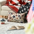 thumbnail image 5 of 4th of July Patriotic Independence Throw Pillow Cover, 12 x 20 Inch Memorial Day America Stars Decor Cushion Case for Sofa Couch, 5 of 6