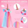 thumbnail image 2 of Princesa Vestir Accesorios, Elsa Sirena Unicorn Princesa Niñas, Juegos de Joyas para Niña, Contiene Corona, Sceptre, Guantes,Collar, Anillo, Pendientes, Bolso, Accesorios Pelo para Niña, 2 of 5