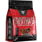BSN Syntha 6 Whey Protein Powder, Chocolate Milkshake, 10 Lb