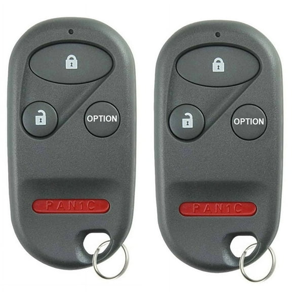 2 PACK KeylessOption Keyless Entry Remote Control Car Key Fob Replacement A269ZUA101 for 1996-2009 Honda Vehicles