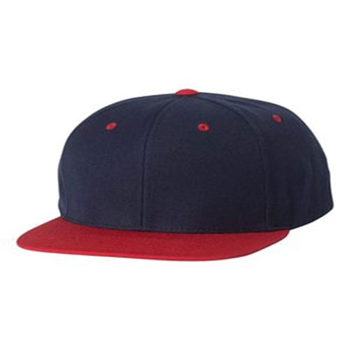 Yupoong Unisex Classics Flat Bill Snapback Cap