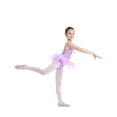thumbnail image 2 of HULIJA Little Kids Girl Camisole Ballet Dance Tutu Dress Gymnastics Skirted Leotard Ballerina Lavender 4T, 2 of 8