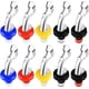 thumbnail image 1 of 10 piezas de tapón de silicona para vino, tapón manual expandible para botellas de bebidas, reutilizable, a prueba de fugas, sellado hermético de corcho, 1 of 5