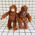 thumbnail image 5 of Lovely Gorilla Orangutans Monkey Cute Animal Pendant Key Ring Soft Stuffed Doll Plush Toy Girl Boy Birthday Christmas Gift 1pc, 5 of 5