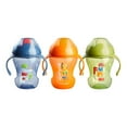 thumbnail image 1 of Tommee Tippee Sippee Trainer Cup with Handles, Water Bottle for Toddlers, Spill-Proof, BPA Free, 3x8oz, 7m+, Blue, Orange and Green, 1 of 6