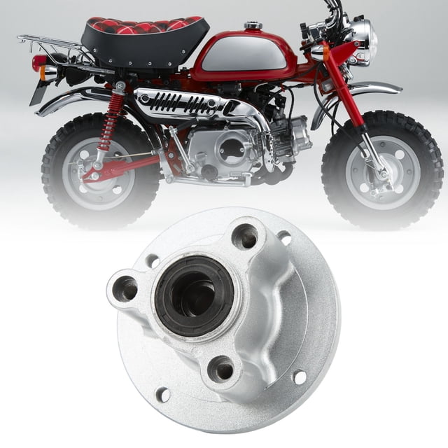 Qiilu Front Wheel Hubs, Front Wheel Rim Hub CNC Aluminum 12mm Wheel Rim Hub For Monkey Bike Z50 Z50J