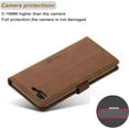 thumbnail image 5 of Case for iPhone 7 Plus iPhone 8 Plus, Vintage Wallet Folio Flip Cover Full Coverage Premium Leather Case with Magnetic Closure Kickstand Card Slots - Brown, 5 of 13