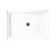 thumbnail image 6 of Rectangular Single Threshold Shower Base, Tahiti Matrix, 34"W x 48"D, Shower Base, Almond, Blue, 6 of 7