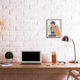 thumbnail image 2 of Stupell Industries Maya With Book Over Pattern Female Literary Icon Novelty Painting Black Framed Art Print Wall Art, 11 x 14, 2 of 7