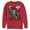 Red, variant on Men's Superman Daily Planet Newspaper  Sweatshirt Athletic Heather X Large