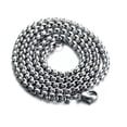 thumbnail image 6 of 5/10/20pcs Wholesale 2/3/4/5mm 316L Stainless Steel Silver Rolo Chain Necklace, 6 of 9
