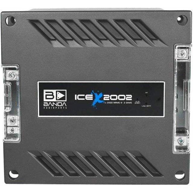 Banda Audioparts ICEX2002 One Channel 2000W Max At 2 Ohm Car Audio Amplifier