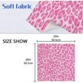 thumbnail image 2 of Coolnut Rose Pink Leopard Print Cloth Napkins Set of 1, Soft Washable Polyester Dinner Napkins with Hemmed Edges, for Weddings, Parties, Holiday Dinner & More 20" x 20" Washcloth Gift, 2 of 7