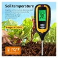 thumbnail image 4 of 6 In 1 Soil PH Meter Fertility Soil Moisture Sunlight Ambient Humidity Temp Tester Monitor Detector Garden Soli Analyzer ,Upgraded Testing Structure, 4 of 7
