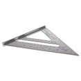 thumbnail image 4 of 7 Pulgadas De Aleación De Aluminio Combinación Cuadrada Triángulo Regla Carpinteros Procesamiento De Carpintería Transportador Inglete Enmarca Sharpla Regla triangular de aleación de aluminio de 7 pulgadas, 4 of 8