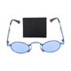 thumbnail image 2 of Gafas de sol para mujer, gafas de sol azules unisex, gafas de sol de metal, gafas de sol para hombres, alta capacidad, 2 of 14