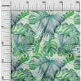 thumbnail image 2 of oneOone Cotton Poplin Light Green Fabric Leaves Dress Material Fabric Print Fabric By The Yard 56 Inch Wide, 2 of 6