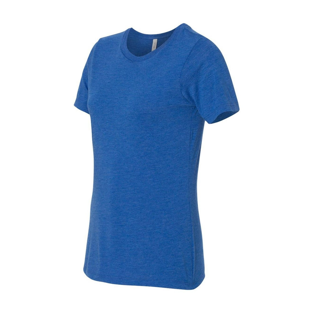 BELLA+CANVAS - Ladies' Relaxed Triblend T-Shirt - TRUE ROYAL TRIBD - S ...